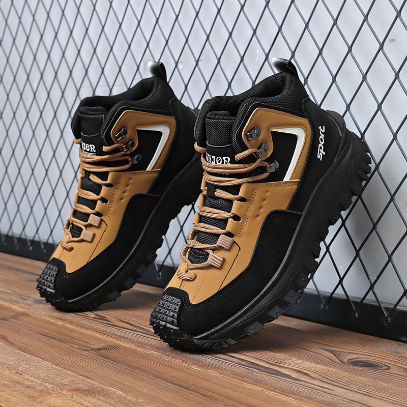 Men'S Fashion Hiking Boots - Herren-Wanderschuhe mit breiter Breite, rutschfest, langlebig,