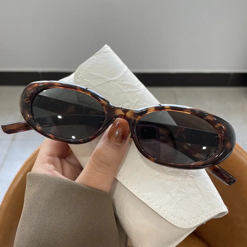 Men'S Fashion Glasses - Beliebte Damen-Sonnenbrille, kleine ovale Punk-Sonnenbrille, Herren-Sonnenbrille,