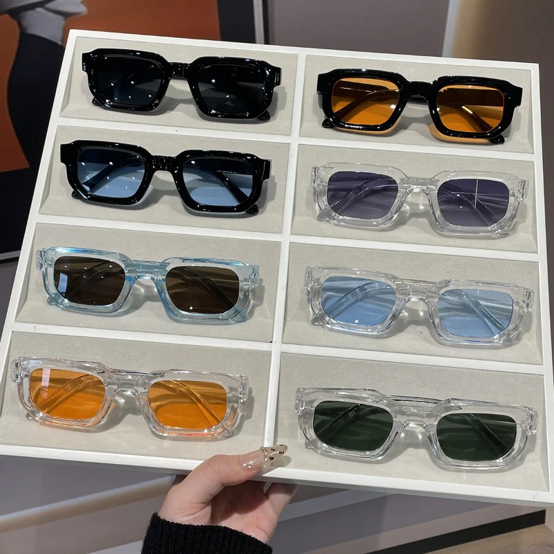 Men'S Fashion Glasses - Neue, heiß begehrte, quadratische, kleine Retro-Sonnenbrille