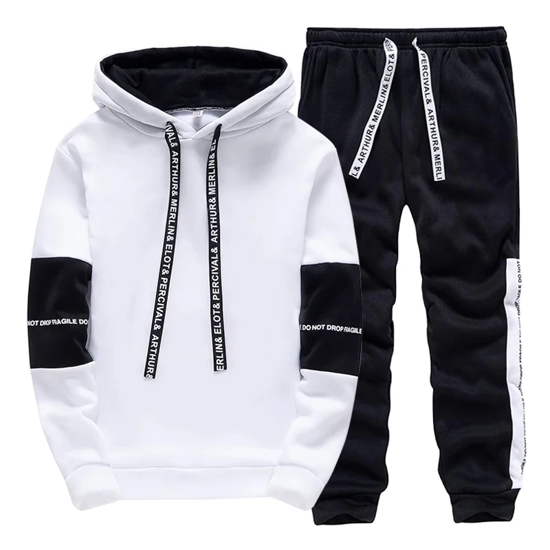 Men'S Fashion Clothing - Trainingsanzug für Herren Lässige Kapuzenpullover Outdoor-Sport