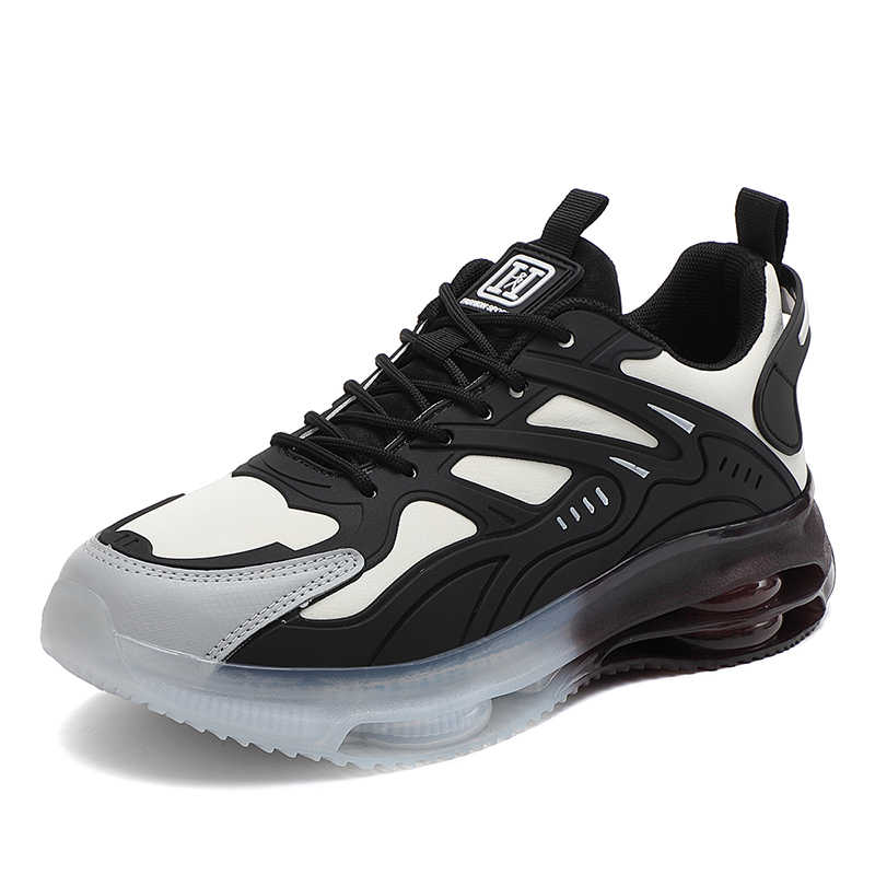 Fashion Men'S Boots - Legitiertes Leder-Skateboard, gewebte Herrenschuhe, Turnschuhe, ganz