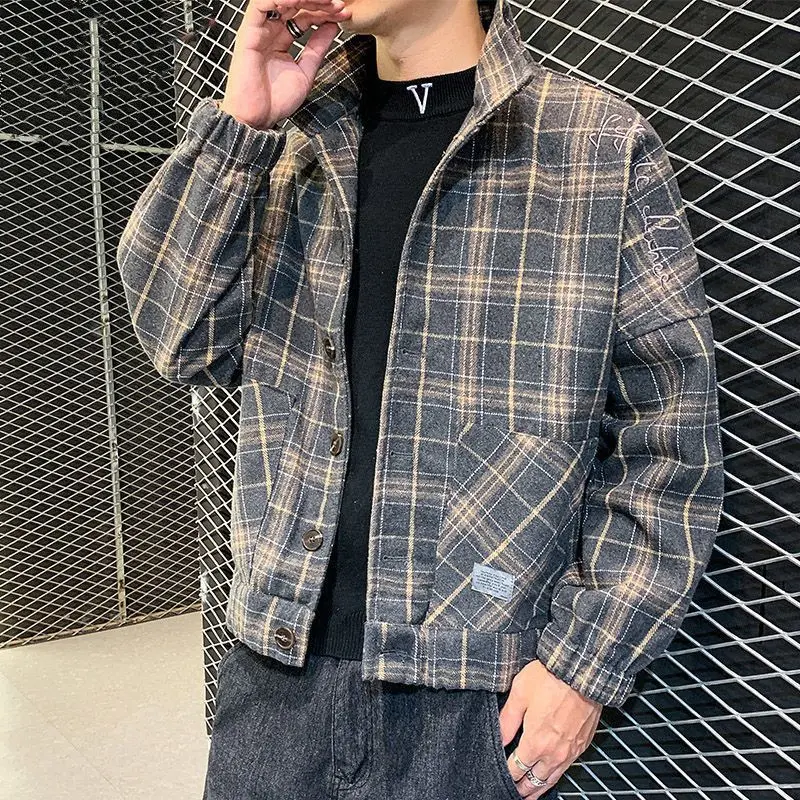 Men'S Fashion Reviews - GELITAYIN Kurze Herrenmäntel aus Wolle und