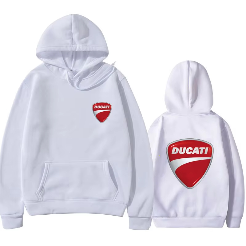 Mens Fashion Streetwear - Modischer Ducati Shield Logo Hoodie für