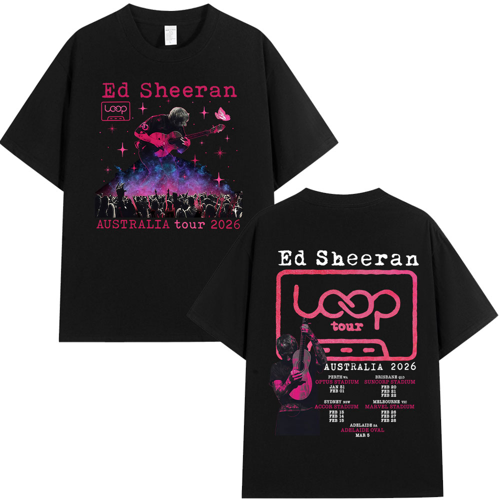 Mens Fashion Australia - Ed Sheeran Loop Tour Australien 2026