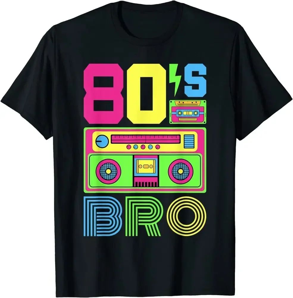 Mens Fashion In 1980S - 80er-Jahre-Shirt, Bro 1980er-Jahre-Mode, 80er-Jahre-Themenparty-Outfit, Retro-Tops, Erinnerung