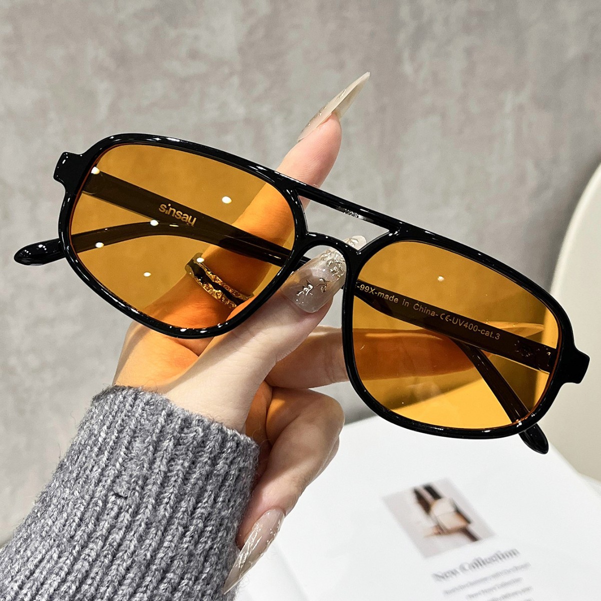 Men'S Fashion Glasses - Neue Retro Ovale Damen-Sonnenbrille Modische Schwarze