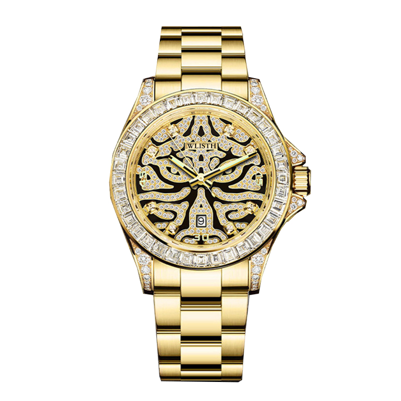 Men'S Fashion Night Out - WLISTH Luxus Herren Quarzuhr Tiger Muster