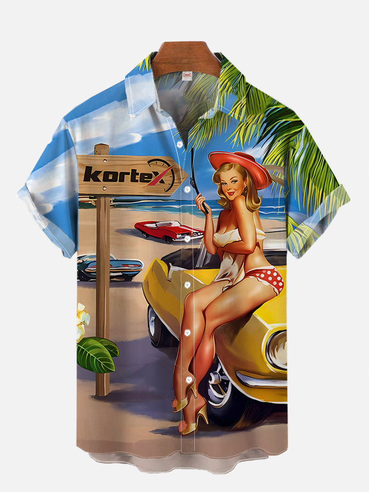 Mens Fashion In 1980S - 1970s-1980s Vintage Pin Up Girl Poster