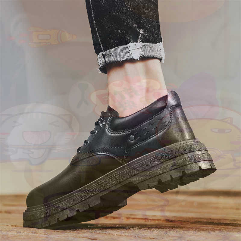 Men'S Fashion Over 40 - Dunkles Naturleder, modische Turnschuhe, Tennis-Herren-Turnschuhe, modische