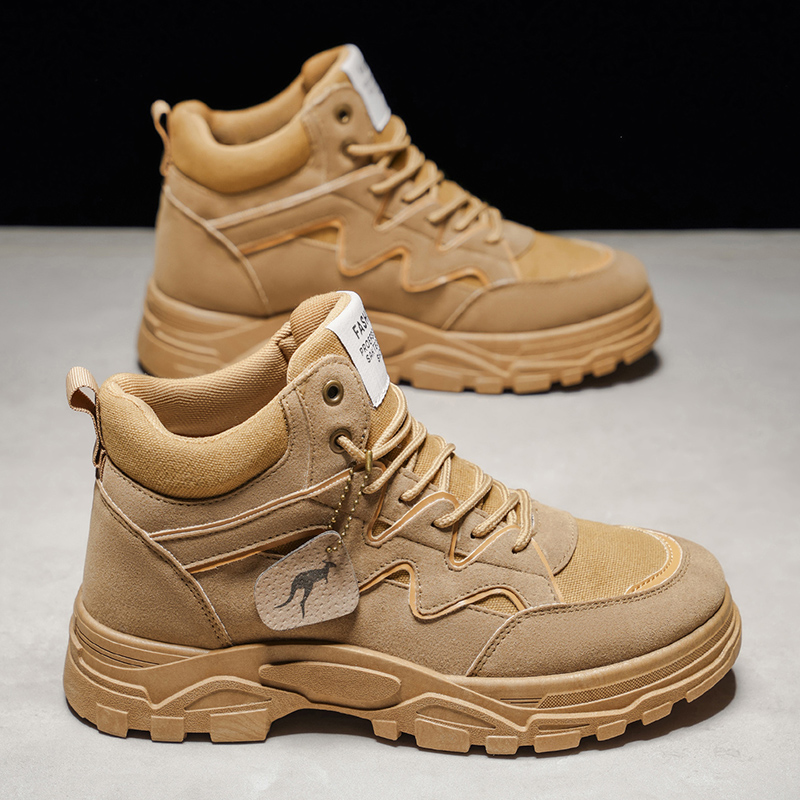 Men'S Fashion Hiking Boots - Herren-Freizeitstiefel für alle Jahreszeiten, hohe Outdoor-Wanderschuhe