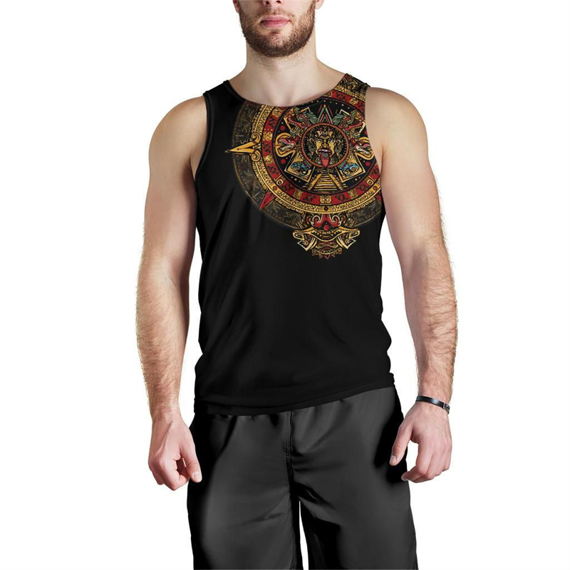Mens Fashion Mexico - Trendy Mexiko Flagge Grafik Tank Tops