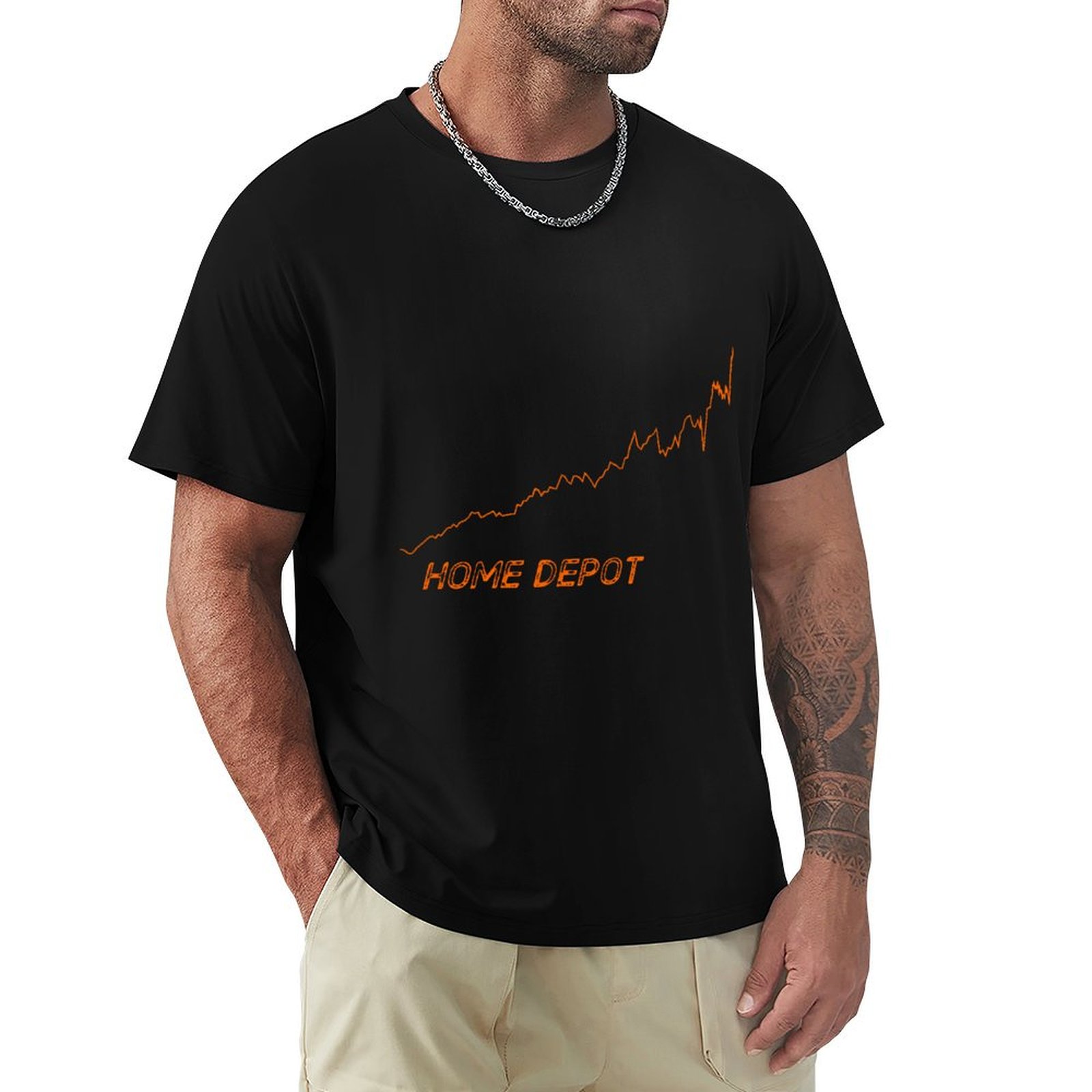 Men'S Fashion Depot - Home Depot Graph T-Shirt Sommermode Lässiges