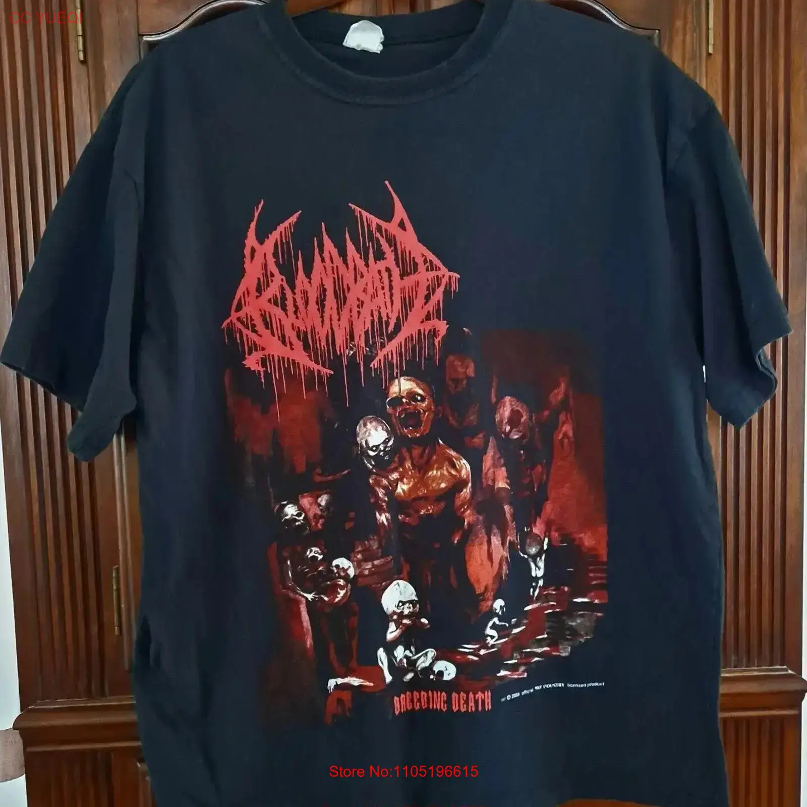 Men'S Fashion Xxl - BLOODBATH Zuchtender Tod T-Shirt Schwarz XL