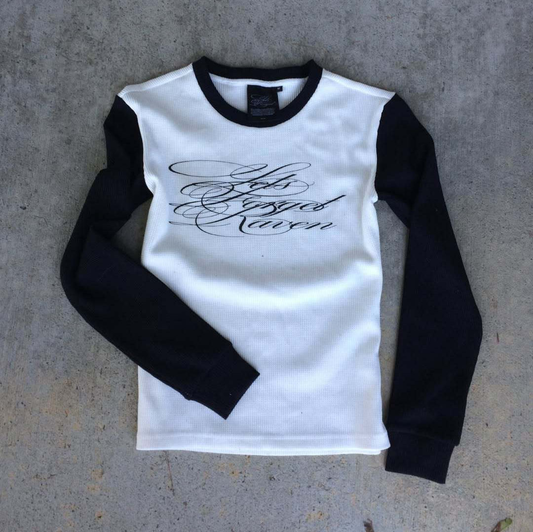 Men Fashion Upper - Neues Langarm-T-Shirt Dunkles Retro Y2K Bedrucktes