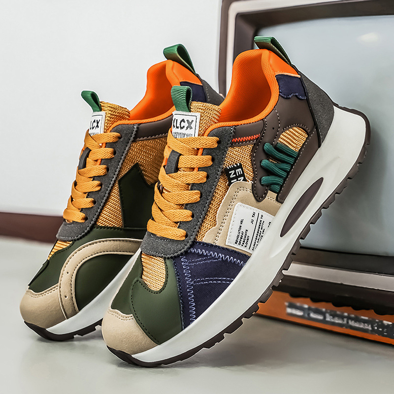 Men'S Fashion Hiking Boots - Herren-Sneaker im koreanischen Stil, trendige weiße
