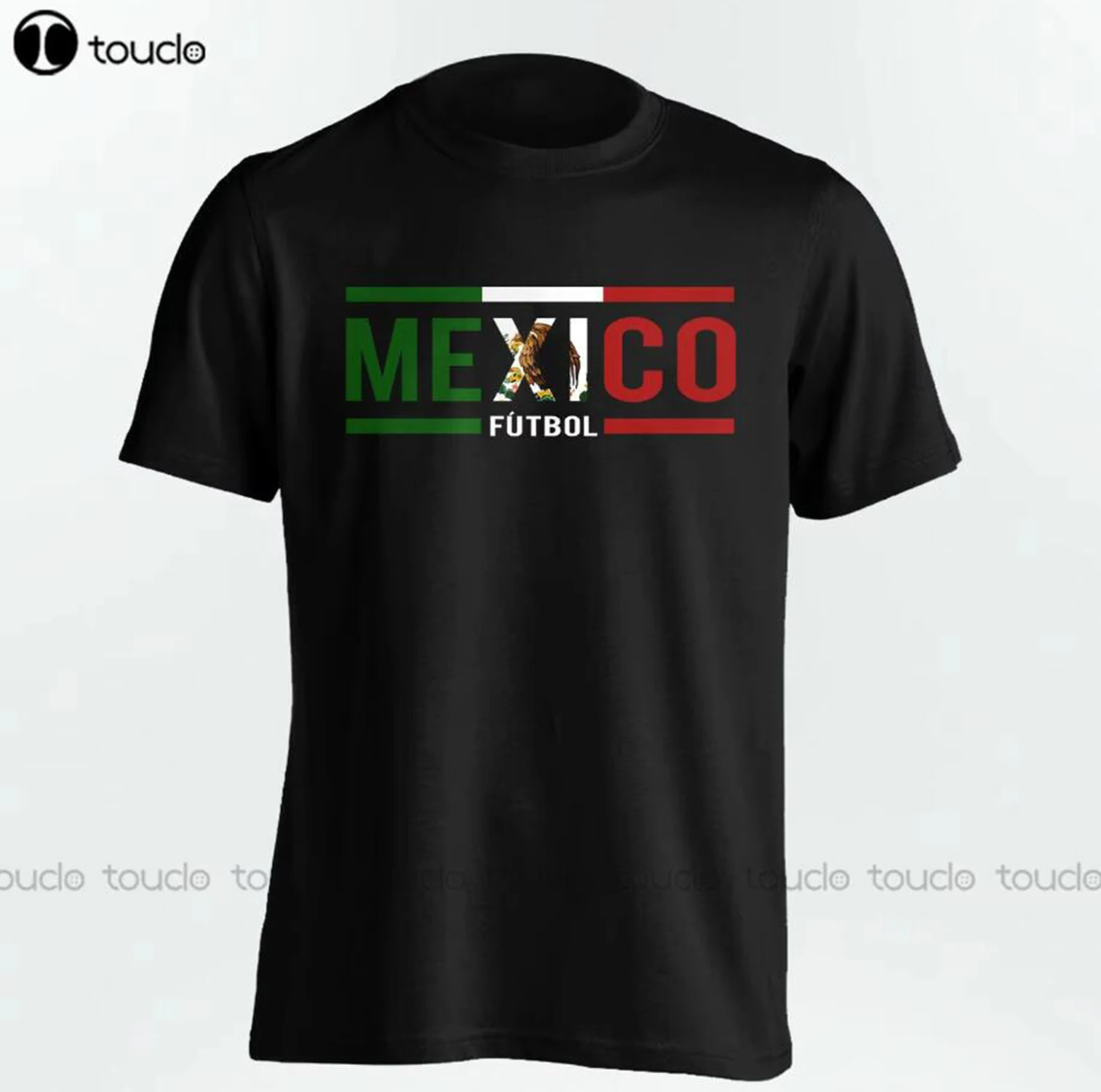 Mens Fashion Mexico - Herren-T-Shirt „Mexico Futbol Footballer“ in Schwarz,