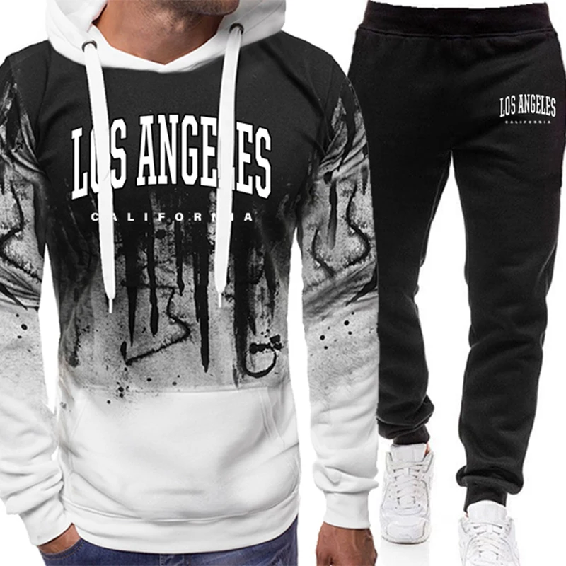 Men'S Fashion Clothing - Modischer Herren-Trainingsanzug mit Print, Lässiger Sweatshirt