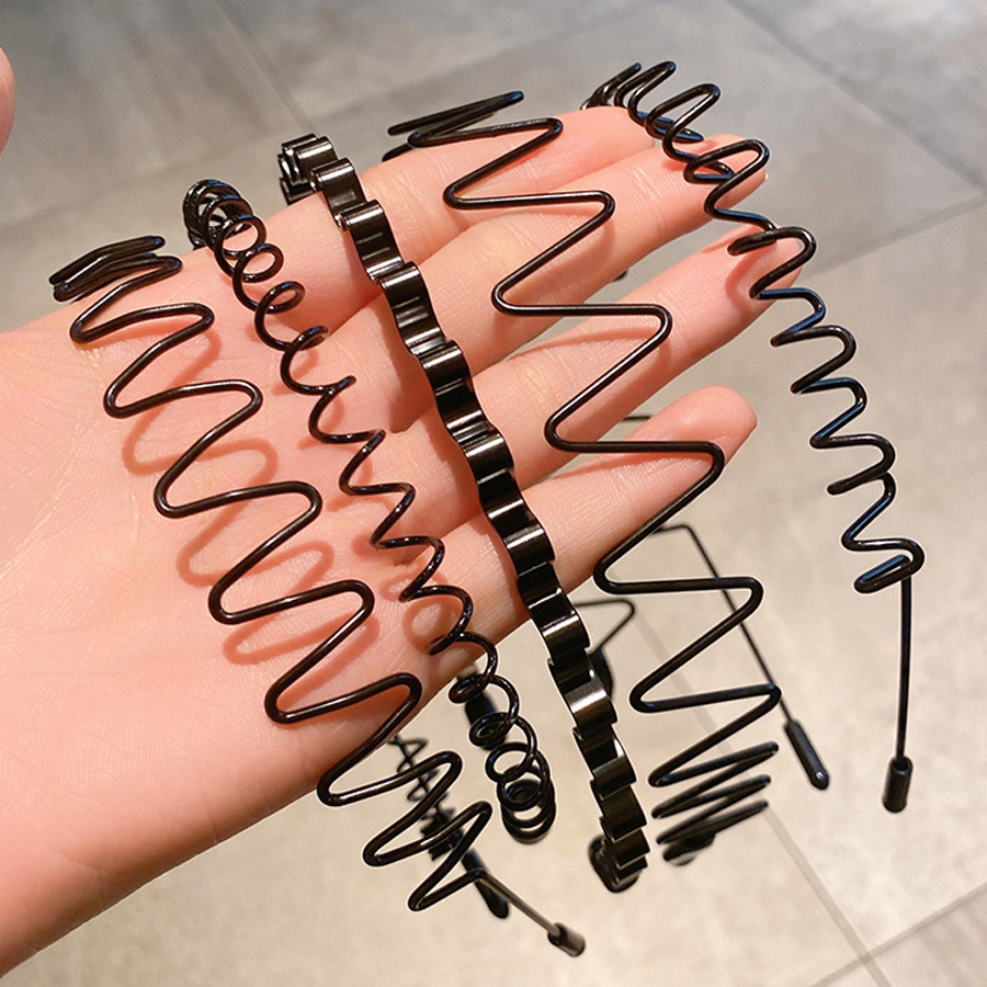 Men Fashion Hair Style - 2-5Pcs Wellenförmige Haarband Frühling Haar Hoop