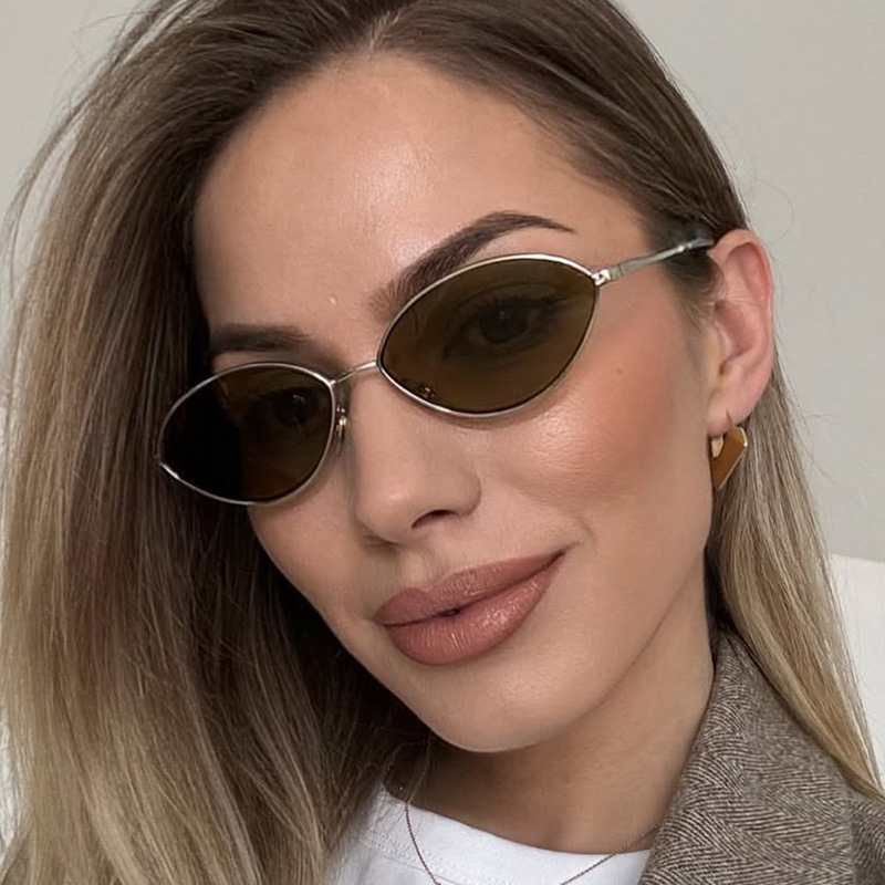 Men'S Fashion Glasses - Retro Cat-Eye-Sonnenbrille für Damen, Markendesign, ovale,
