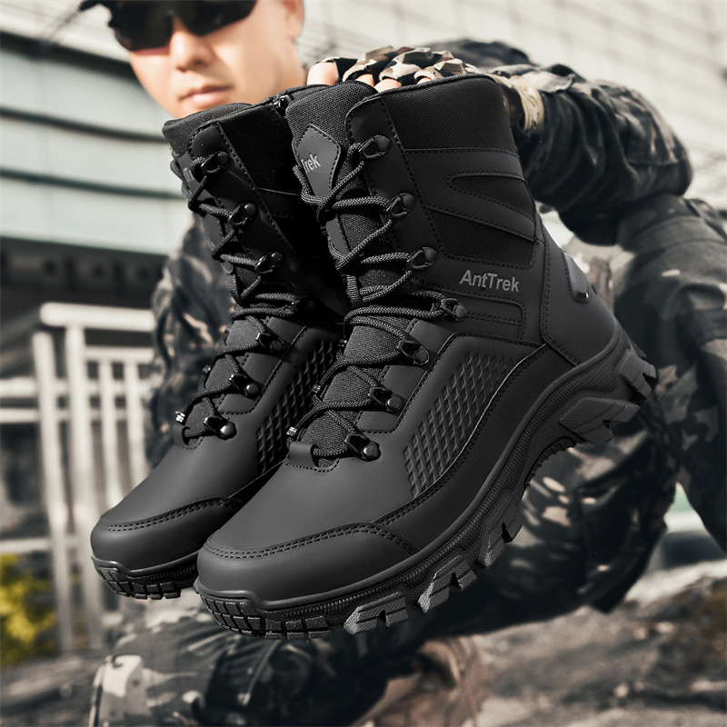 Men'S Fashion Hiking Boots - Herren Wild-Trainingsstiefel für alle Jahreszeiten, rutschfeste,
