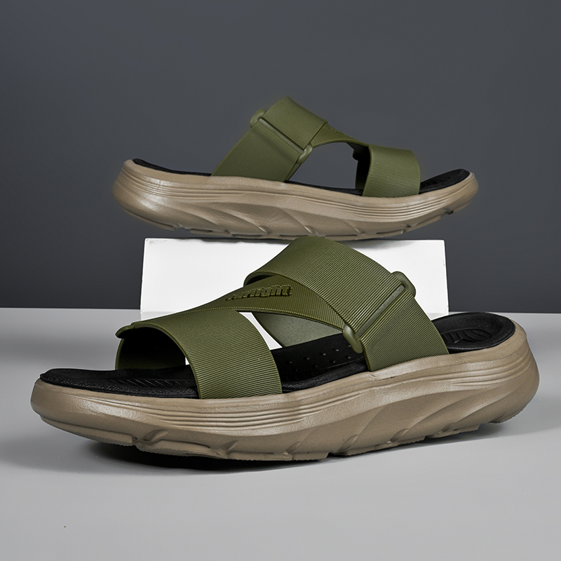 Men'S Fashion Xxl - Sommer Neue Herren-Sandalen Outdoor-Mode, Bequeme Dickbesohlte