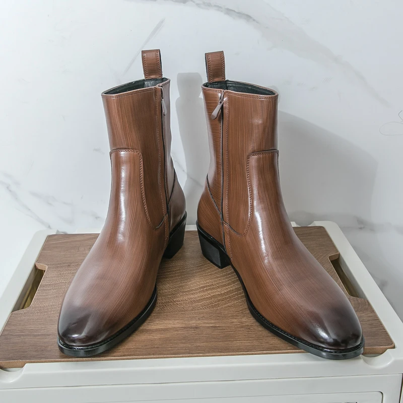 Klassische bequeme Stiefelette – Fashion Men'S Boots Bewertung und Preis