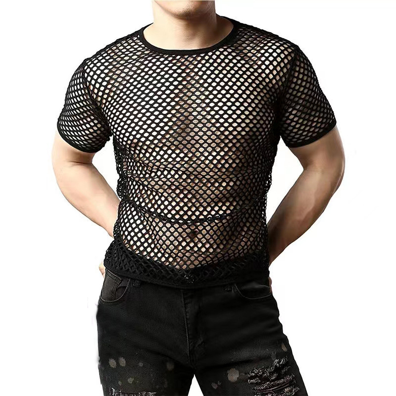 Sexy Herren Netz-T-Shirt mit A – Men'S Fashion Night Out Bewertung und Preis
