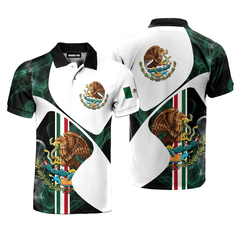 3D-Druck-Poloshirt mit mexikan – Mens Fashion Mexico Bewertung und Preis