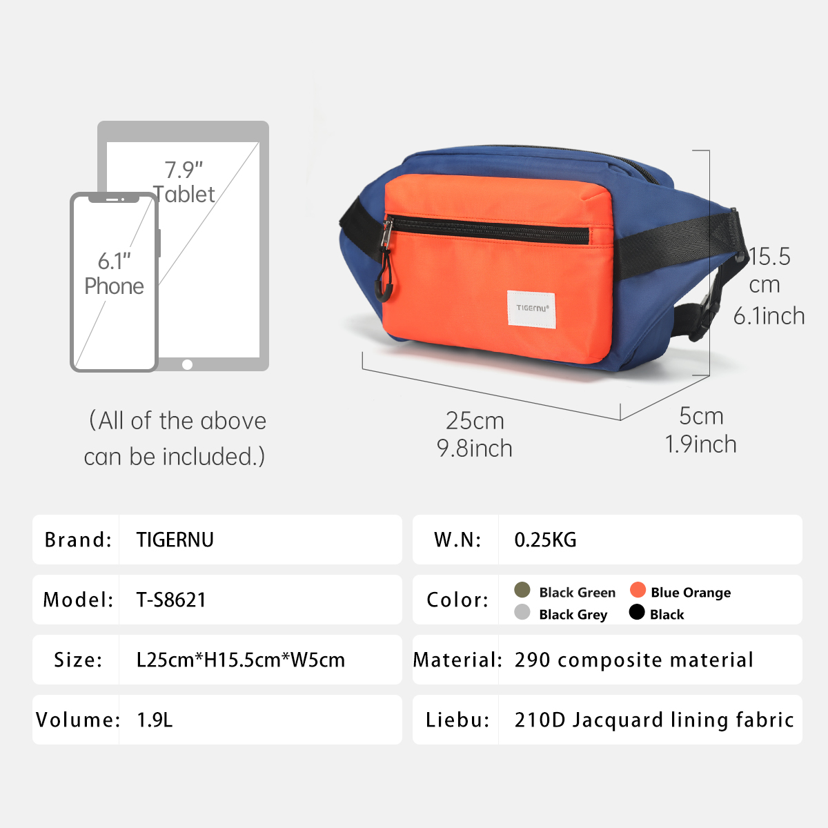 Tigernu Brusttasche für Männer – Crossbody Bag Men Bewertung und Preis
