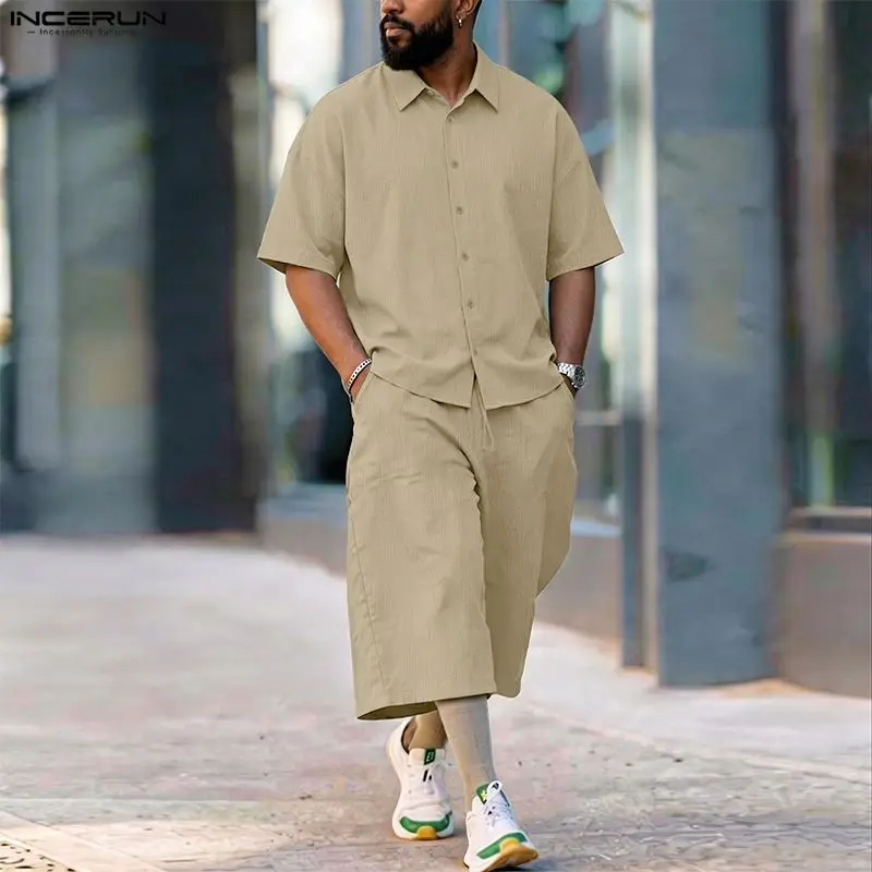 INCERUN Herren-Sets: Einfarbig – Mens Fashion Streetwear Bewertung und Preis