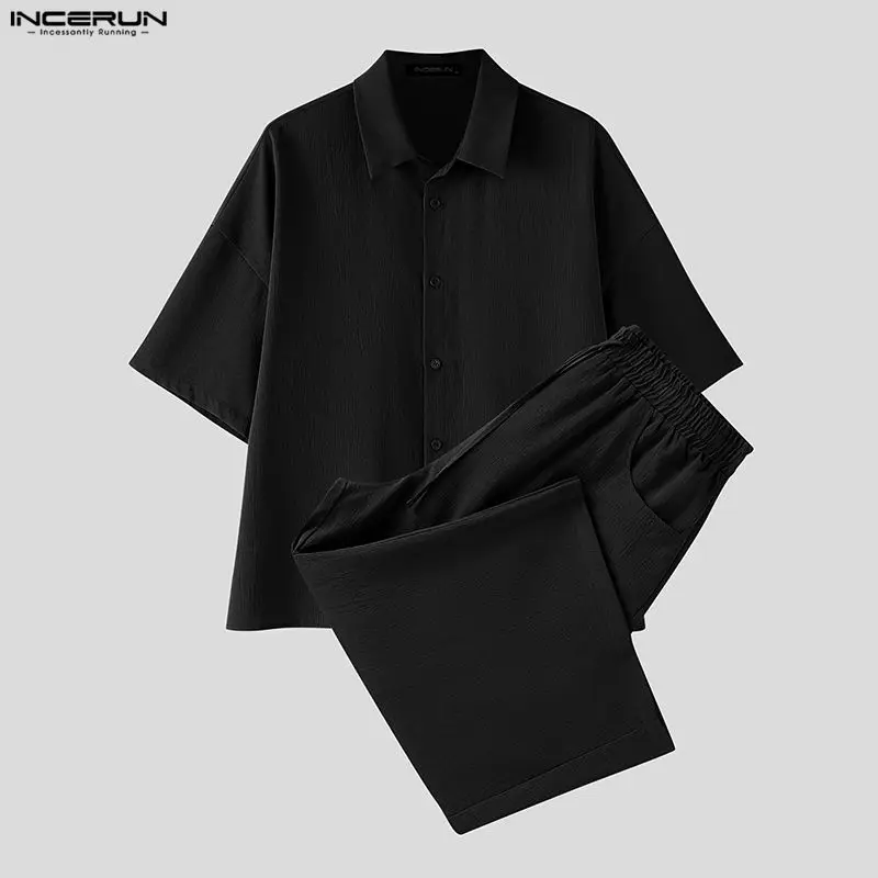 INCERUN Herren-Sets: Einfarbig – Mens Fashion Streetwear Bewertung und Preis