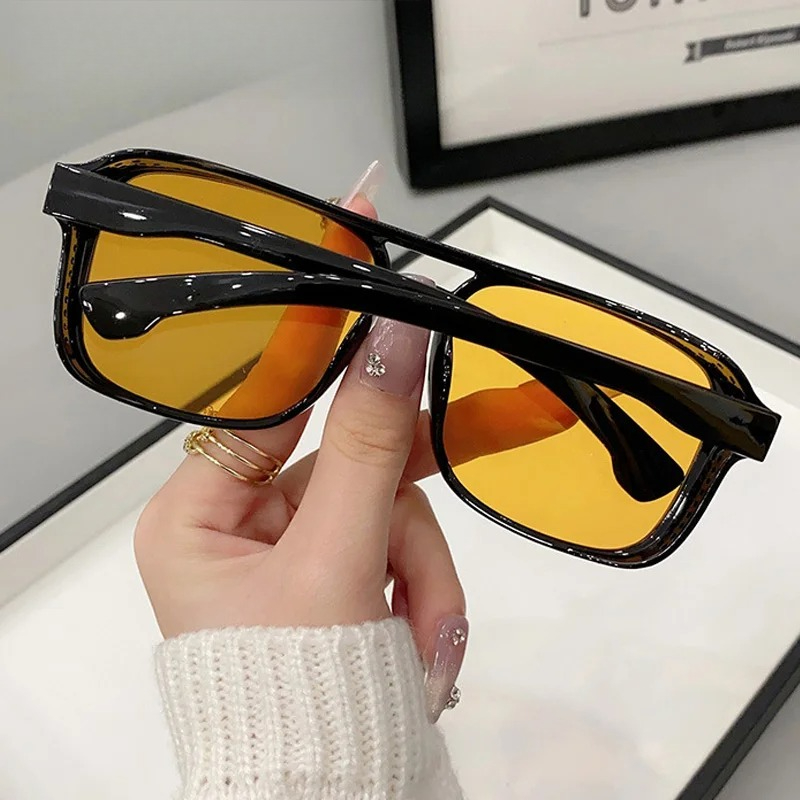 Quadratische Doppelbrücken-Son – Men'S Fashion Glasses Bewertung und Preis