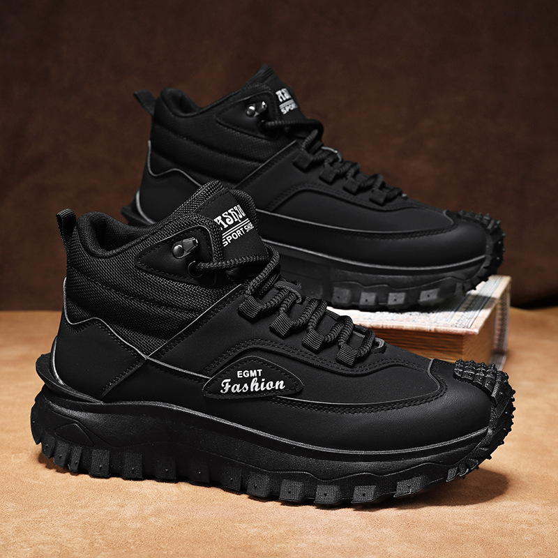Herren Schwarz-Weiße Mittelhoh – Men'S Fashion Hiking Boots Bewertung und Preis
