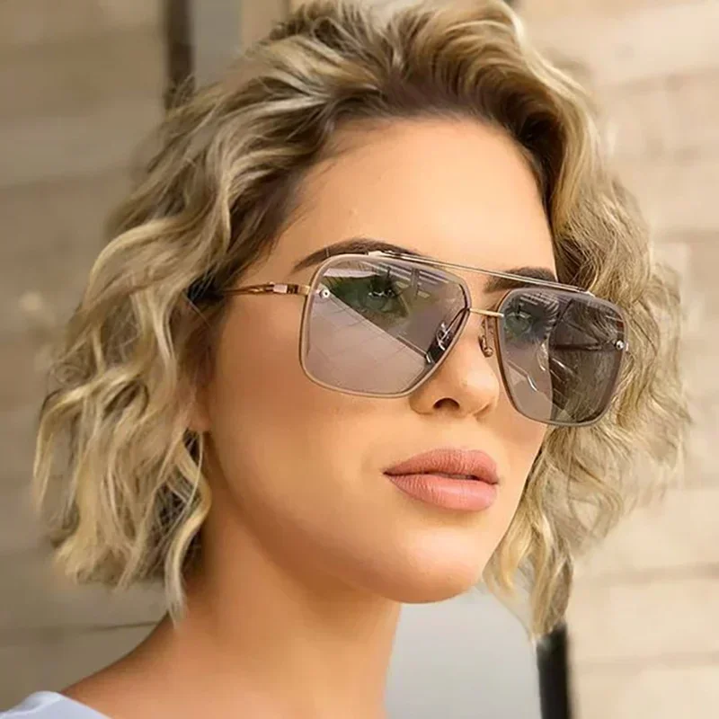 Übergroße Quadratische Sonnenb – Men'S Fashion Glasses Bewertung und Preis