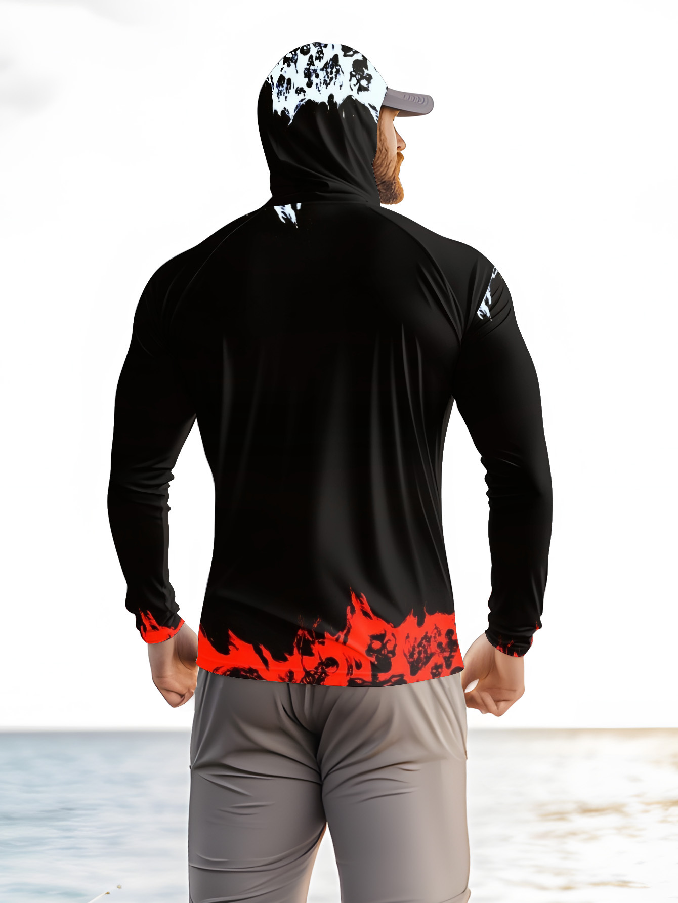 Herren Angelhemd mit Kapuze, l – Men Fashion Upper Bewertung und Preis