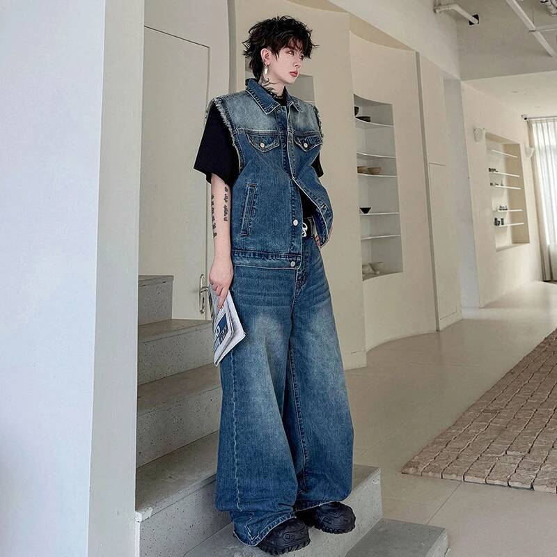 LUZHEN 2026 Sommer Denim Zweit – Mens Fashion Streetwear Bewertung und Preis
