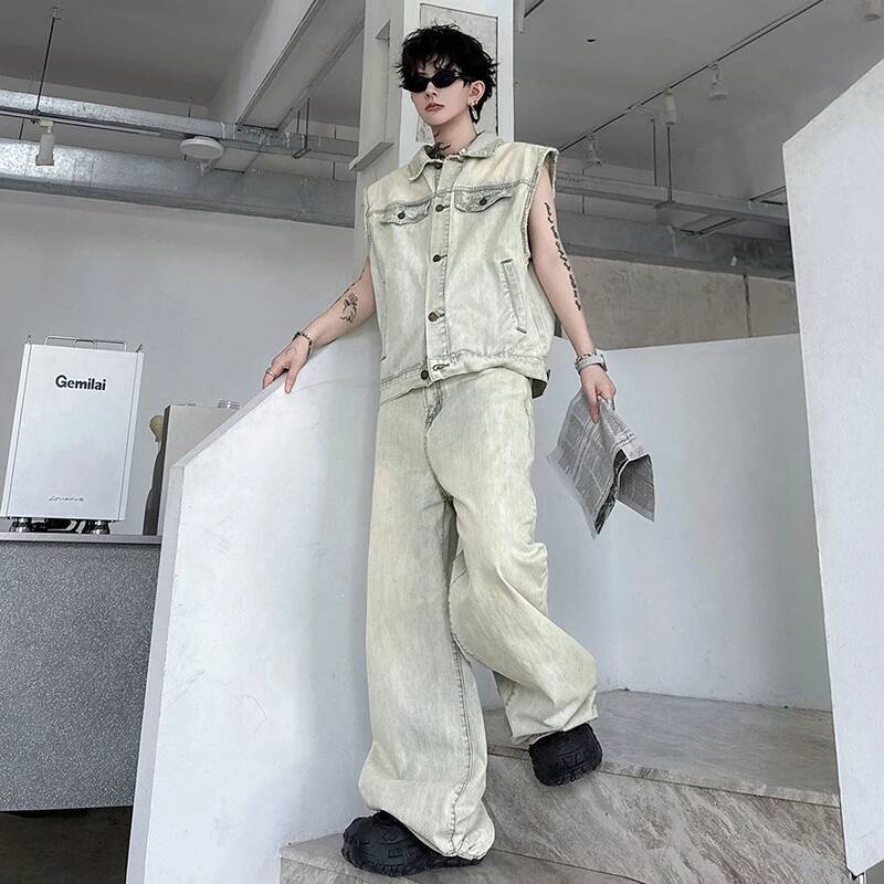 LUZHEN 2026 Sommer Denim Zweit – Mens Fashion Streetwear Bewertung und Preis