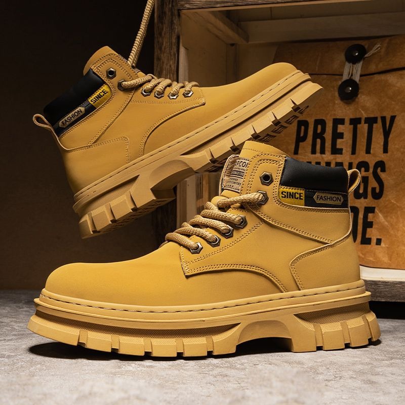 Vintage Männer Plattform Stief – Fashion Men'S Boots Bewertung und Preis