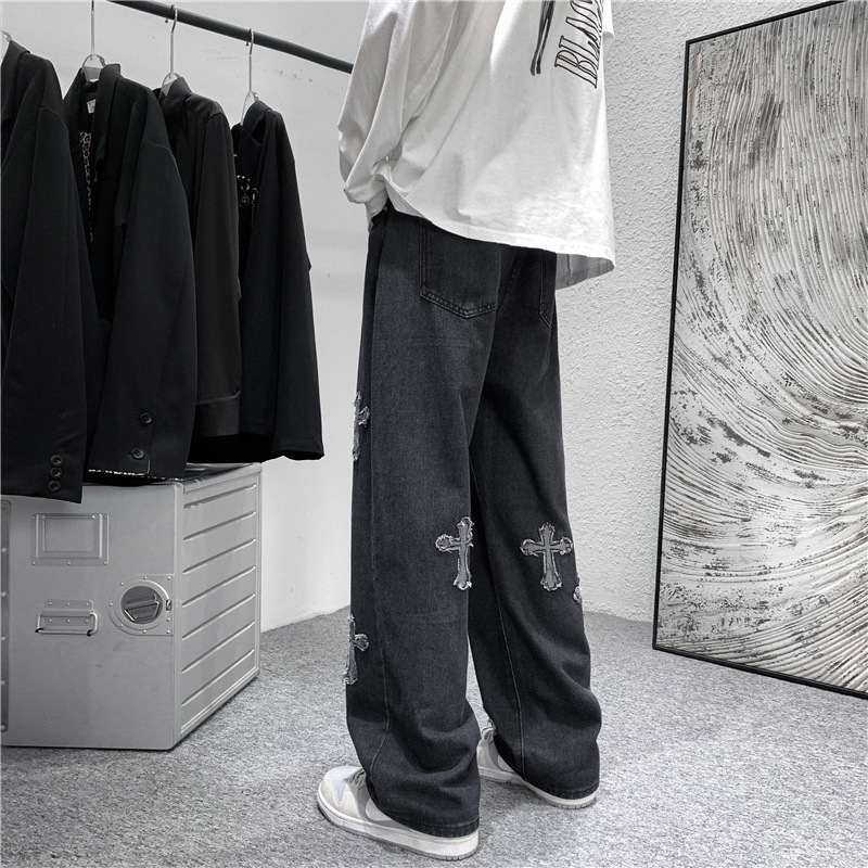 Herren Jeans mit Kreuz-Print,  – Men'S Fashion For 60 Year Old Bewertung und Preis