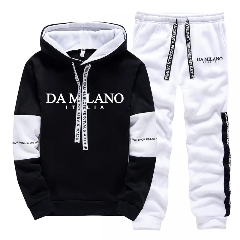 Schwarz-Weißer Herren-Training – Men'S Fashion Clothing Bewertung und Preis