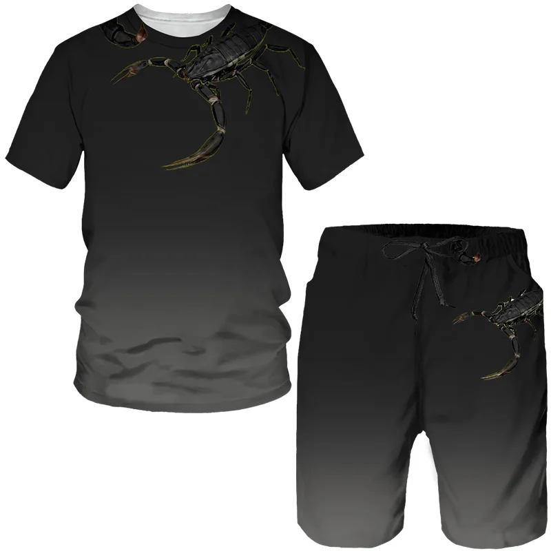 Neue Scorpion 3D-Druck T-Shirt – Men'S Fashion Clothing Bewertung und Preis