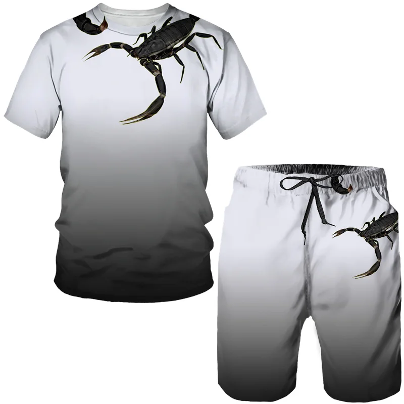 Neue Scorpion 3D-Druck T-Shirt – Men'S Fashion Clothing Bewertung und Preis