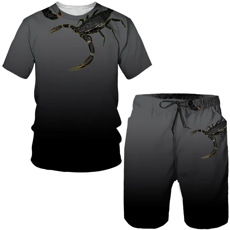 Neue Scorpion 3D-Druck T-Shirt – Men'S Fashion Clothing Bewertung und Preis