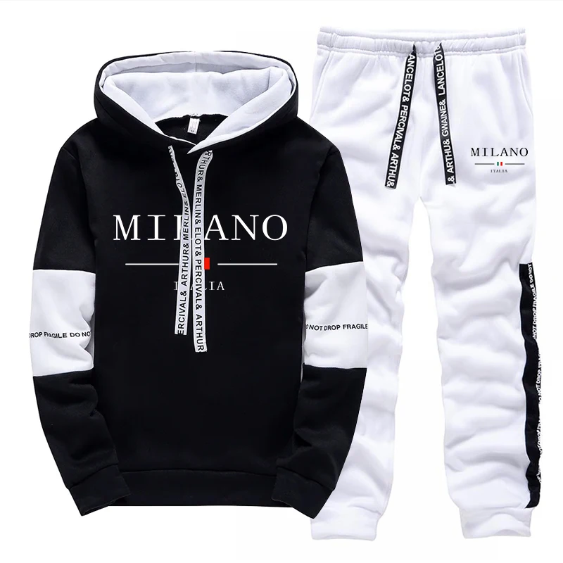 Herren-Set/Hoodie/Hose Italien – Mens Fashion Streetwear Bewertung und Preis