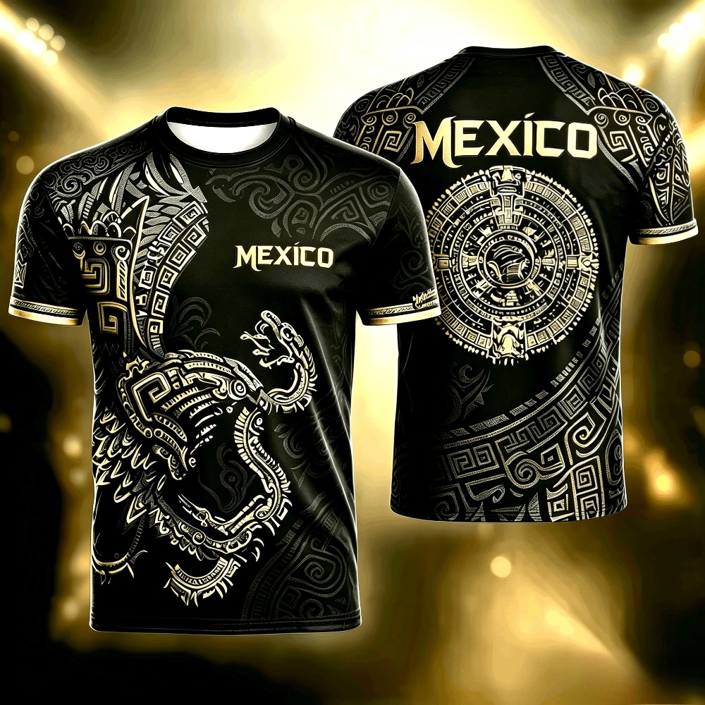 Sommerliches Mexiko-Print-T-Sh – Mens Fashion Mexico Bewertung und Preis