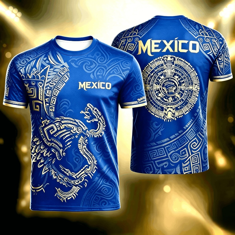 Sommerliches Mexiko-Print-T-Sh – Mens Fashion Mexico Bewertung und Preis