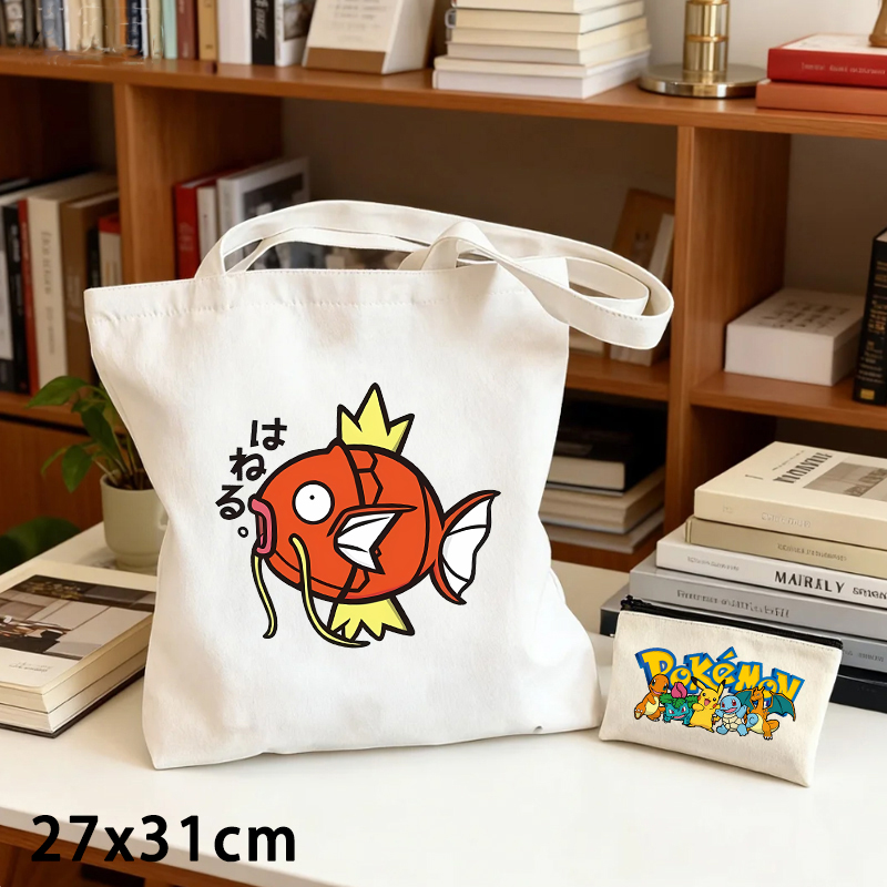 2-teiliges Pokemoned Leinwand- – Crossbody Bag Men Bewertung und Preis