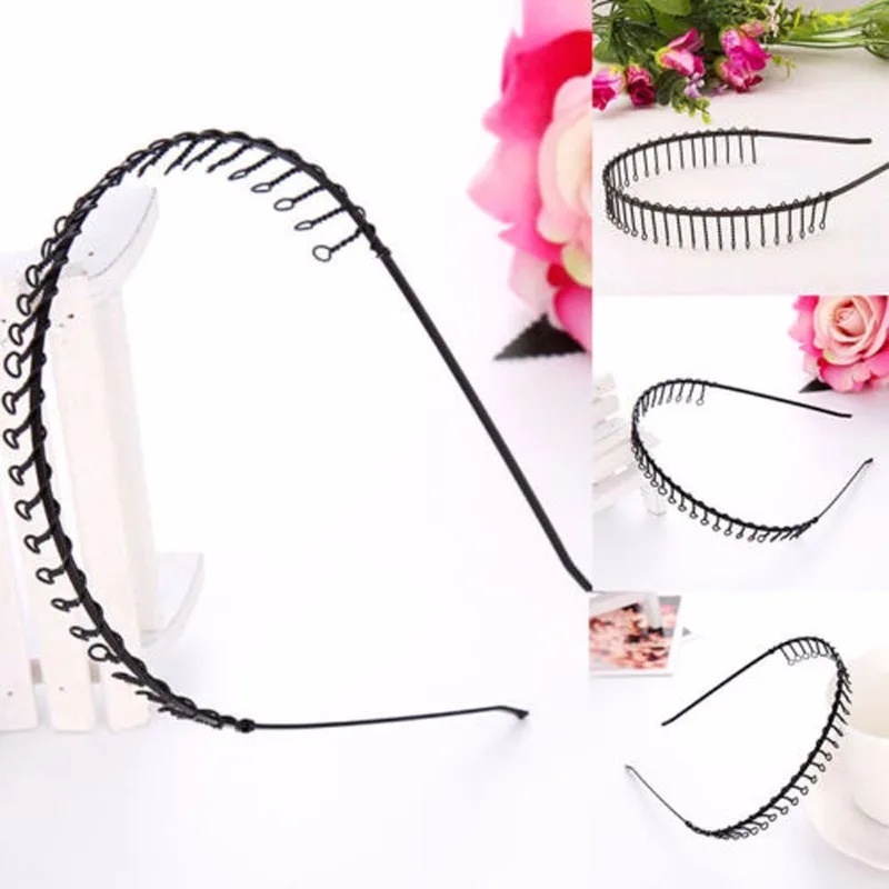 1 Stück Schwarzes Zahn-Stirnba – Men Fashion Hair Style Bewertung und Preis