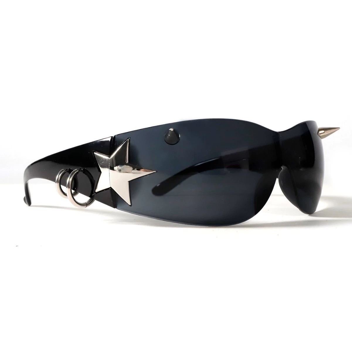 Nieten-Punk-Metall-Sternrahmen – Men'S Fashion Glasses Bewertung und Preis