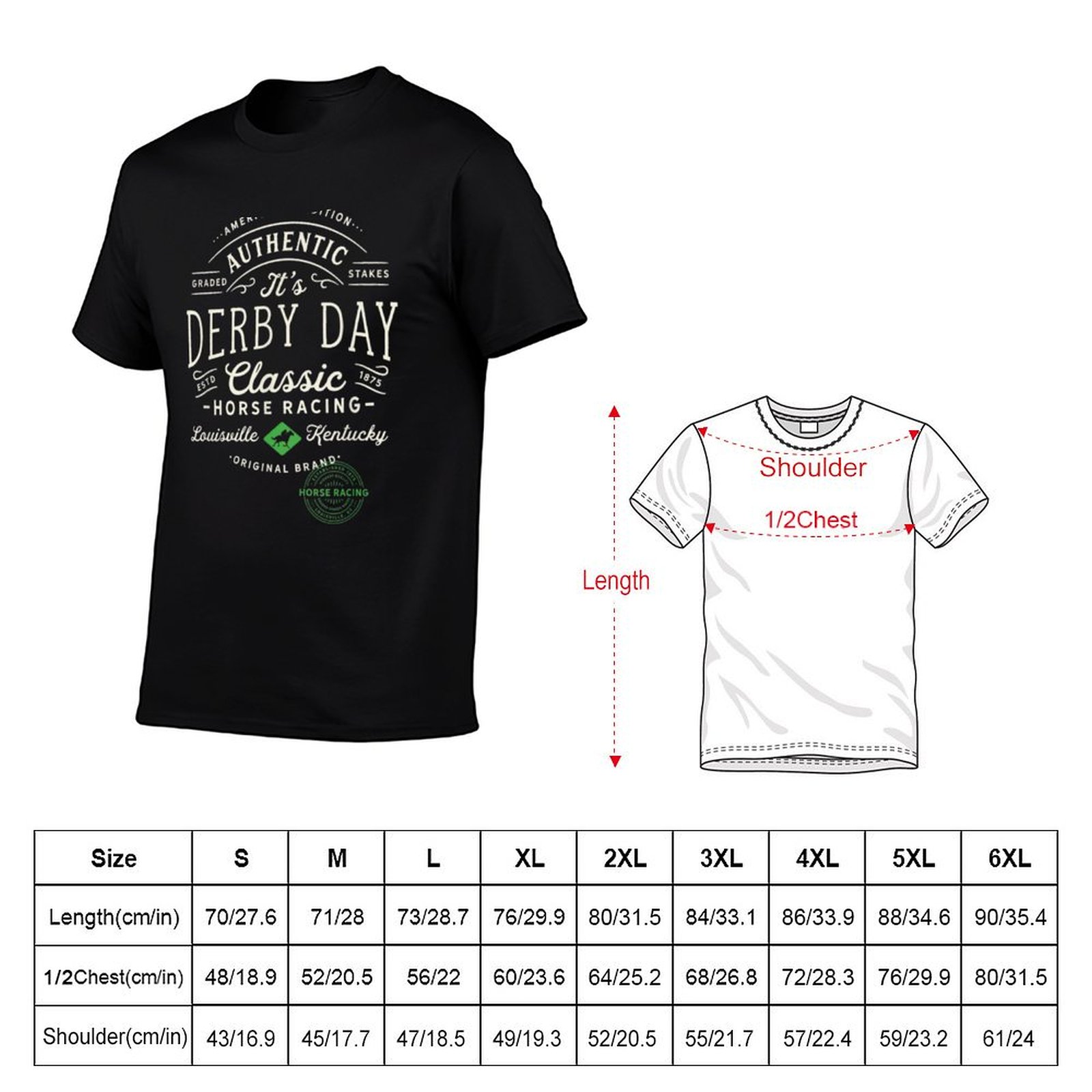 Kentucky Derby Kentucky (1) T- – Men'S Fashion Kentucky Derby Bewertung und Preis